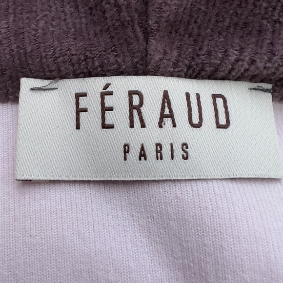 Louis Feraud Pink Brown Hoodie Double Zipper Long Sleeves Great Condition - Picture 11 of 12